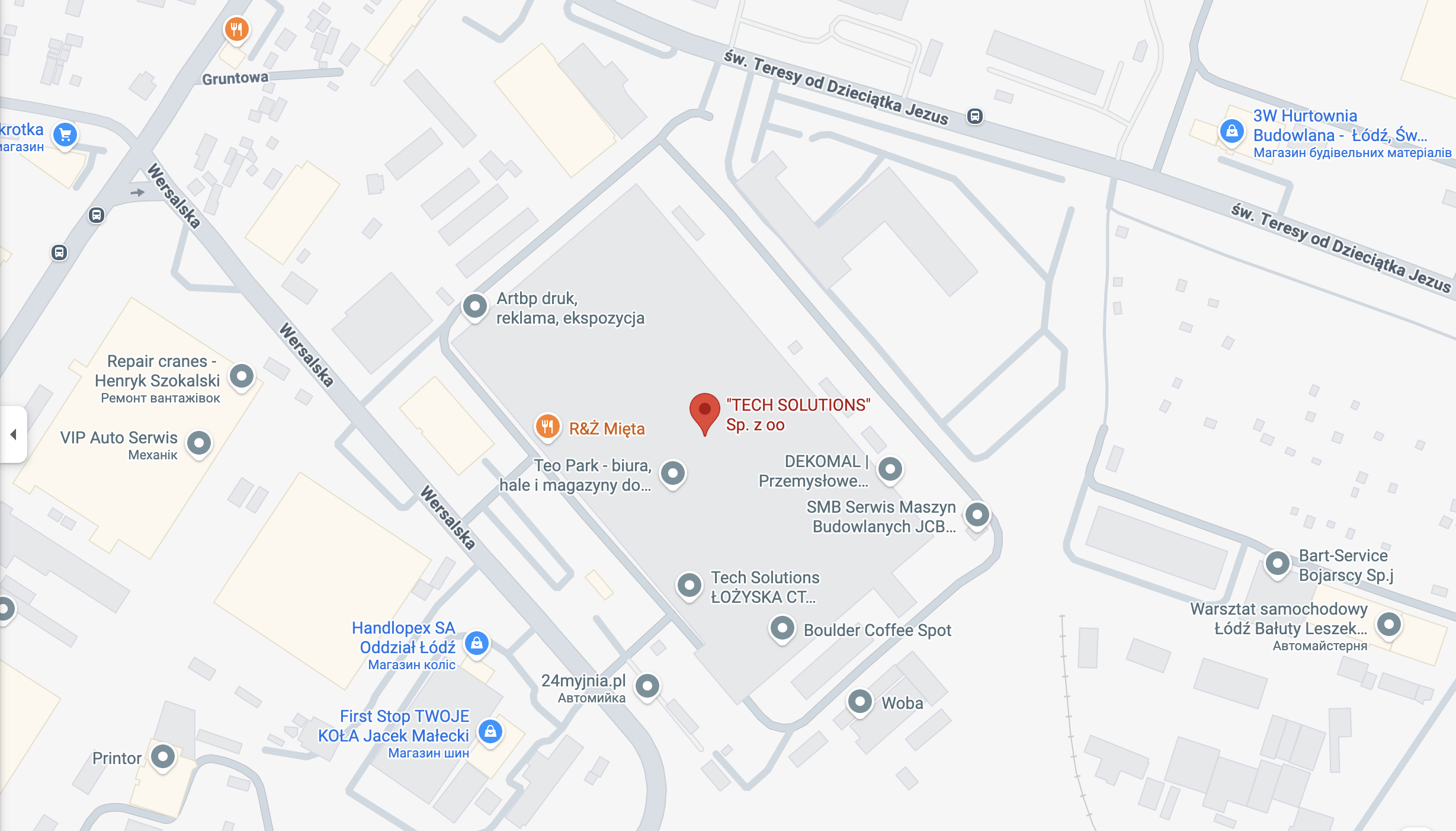 Mapa dojazdu