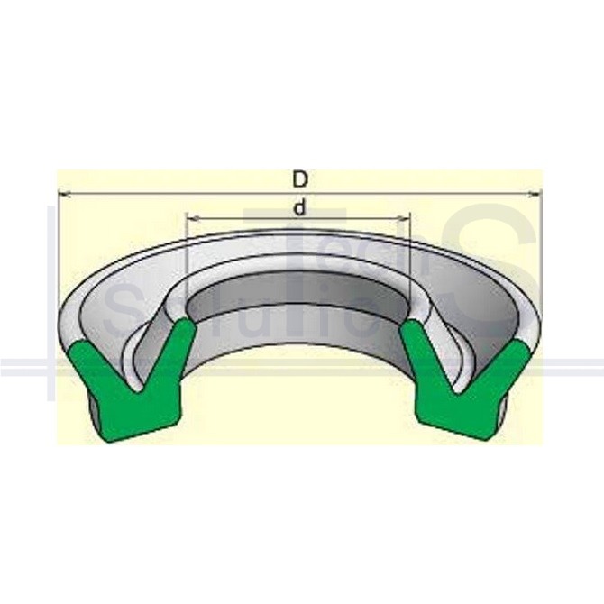 Uszczelnienie hydrauliczne 024-16-5 PU JULU 16×24×5 mm