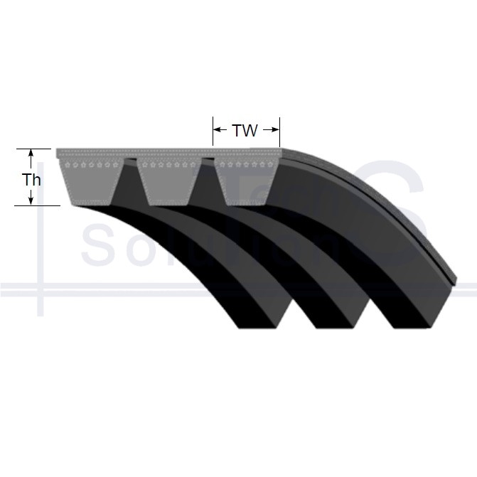 Pas wieloklinowy 2HB 2512 Endura