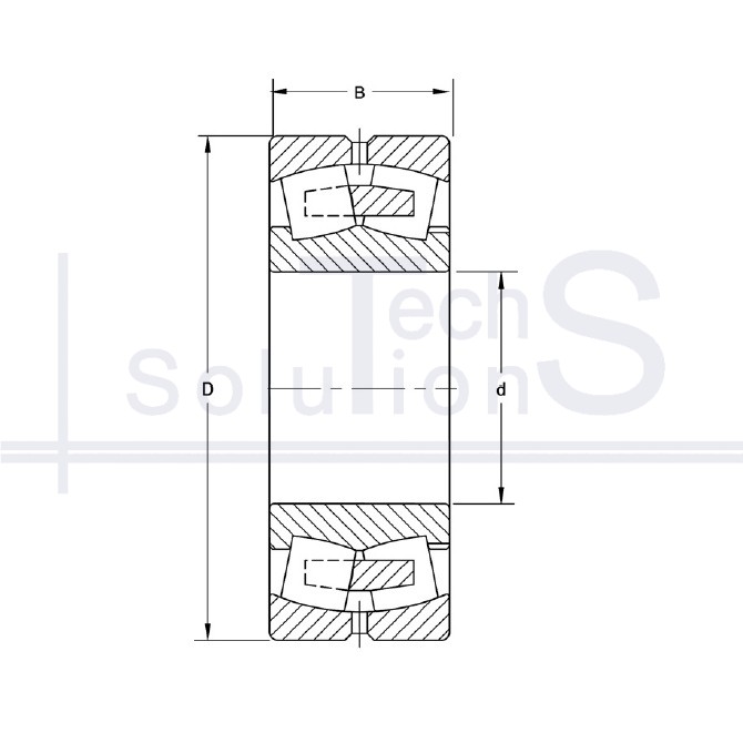 Łożysko baryłkowe poprzeczne 452324 M2/W502 SKF 120×260×86 mm
