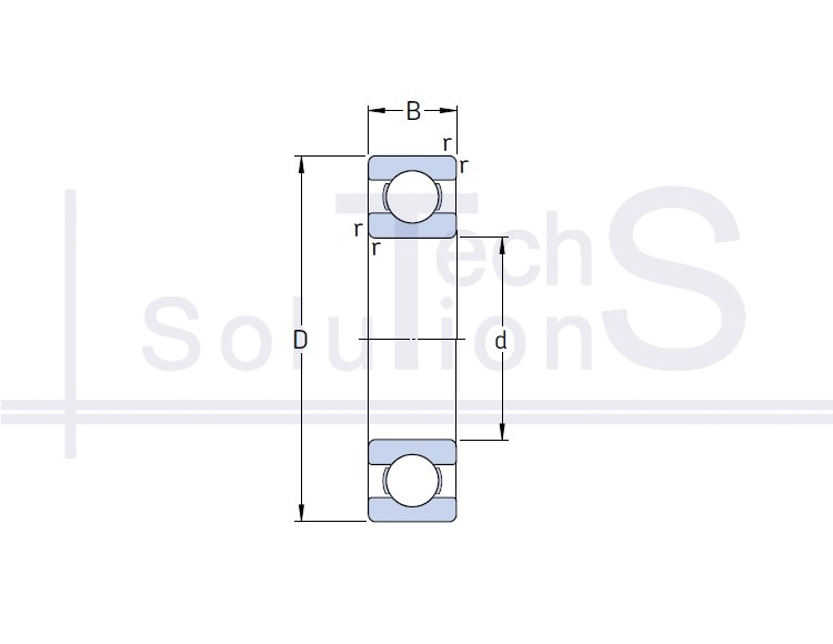 Łożysko miniaturowe 623 SKF 3×10×4 mm