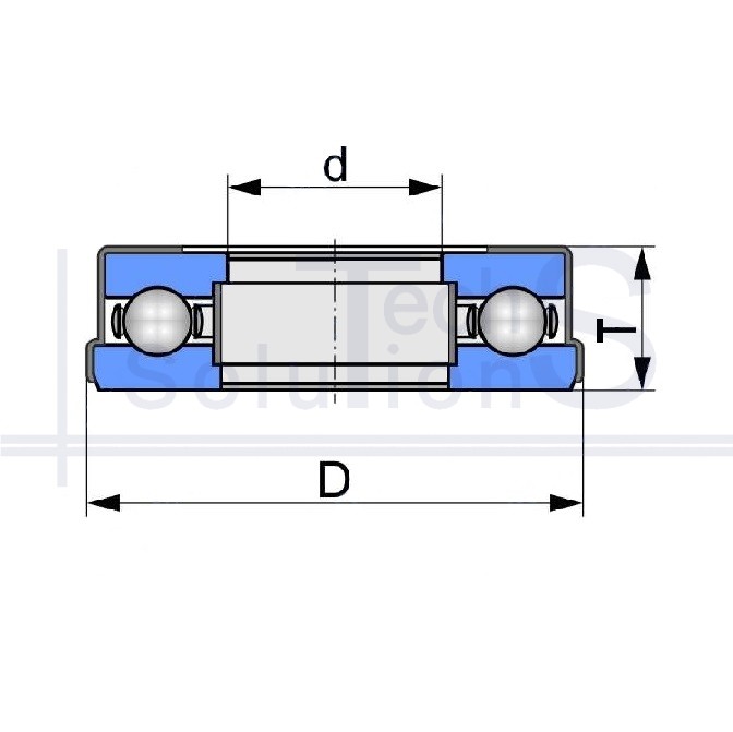 Thrust ball bearing 9588214 CT 70×105×21.5 mm