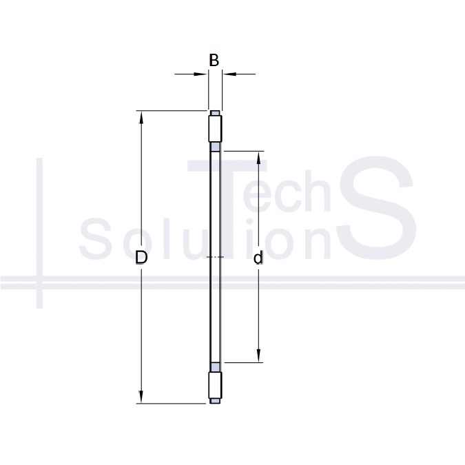 Needle thrust bearing cage AXK 4565 SKF 45×65×4 mm