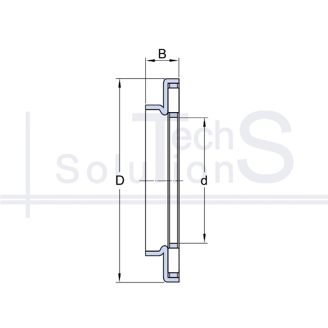 Łożysko igiełkowe wzdłużne AXW 15 SKF 15×31×2,75 mm