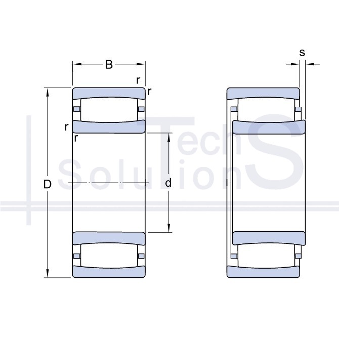 Toroidalne wałeczkowe C 2222 SKF 110×200×53 mm