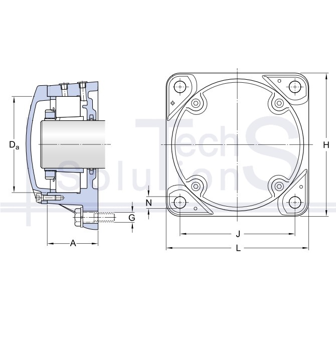 Obudowa łożyska FNL 518 A SKF