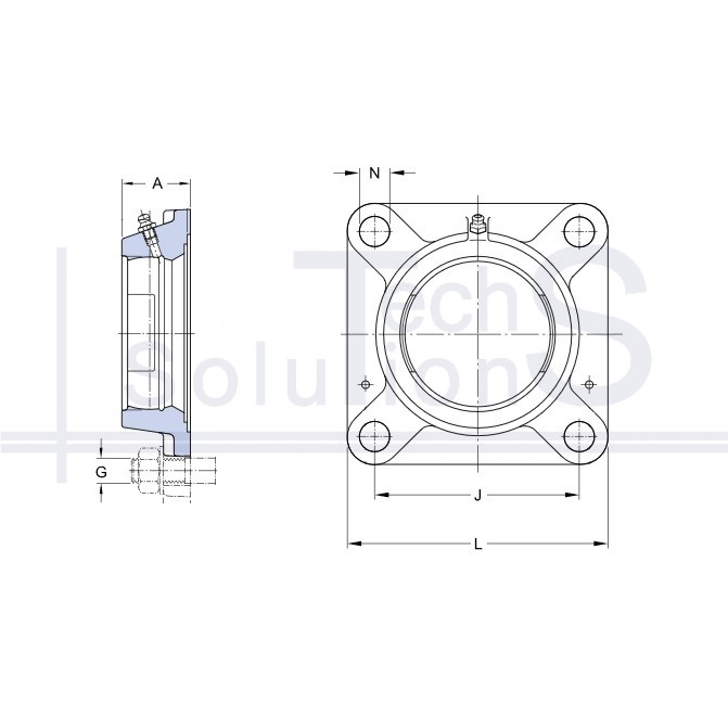 Obudowa łożyska FY 511 M SKF