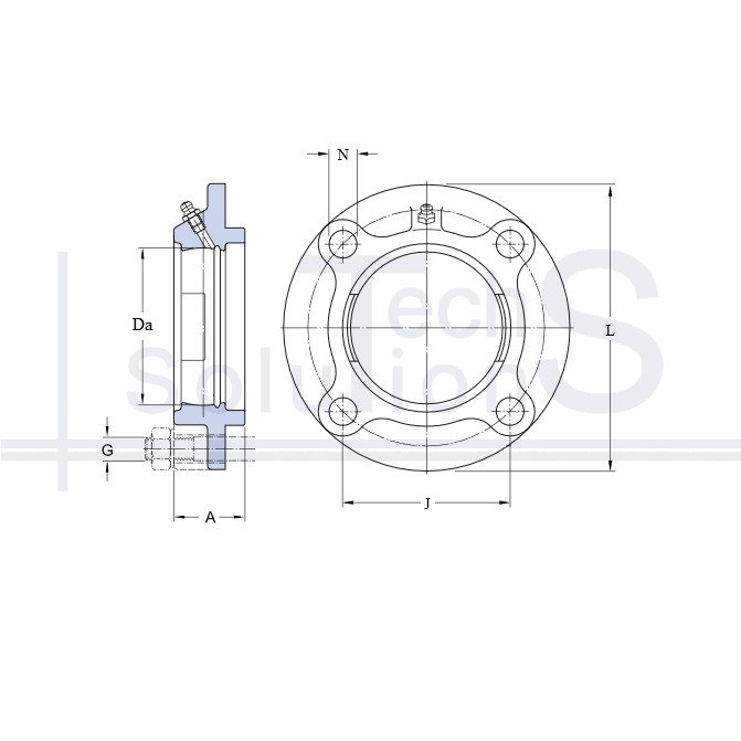 Obudowa łożyska FYC 511 SKF
