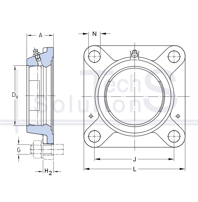 Obudowa łożyska FYJ 508 SKF