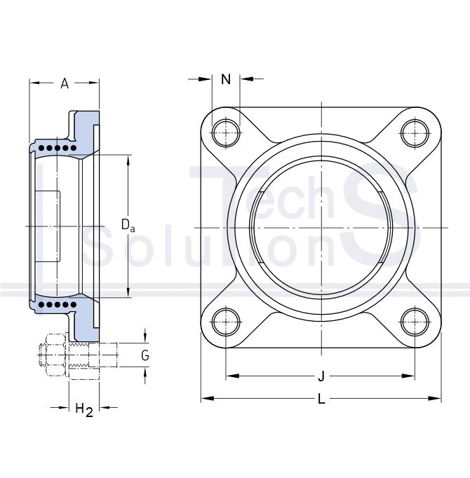 Obudowa łożyska FYK 507 SKF