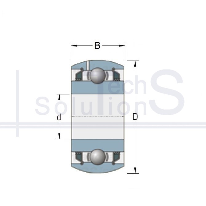 Housed bearing GW 214 PPB3 NTE 49.225×125×39.675 mm