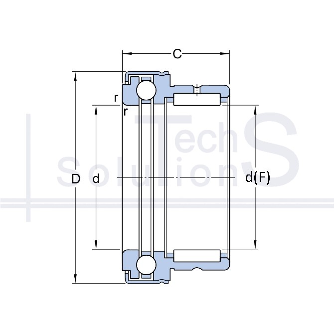 Combined bearing NKX 30 Z SKF