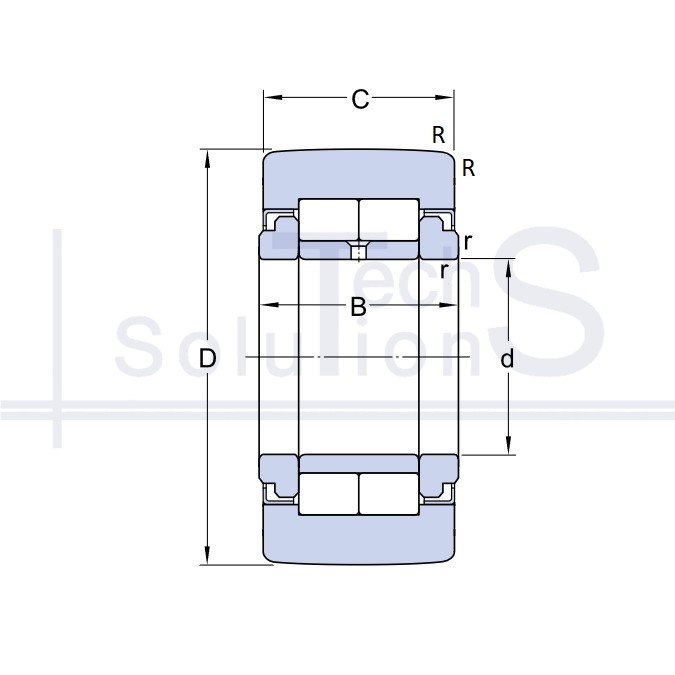 Rolka nośna NUTR 15 A SKF 15×35×19 mm