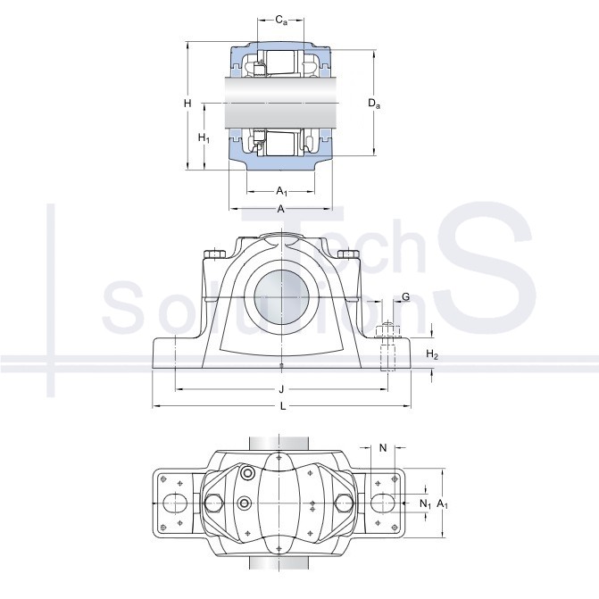 Obudowa łożyska SE 510-608 SKF
