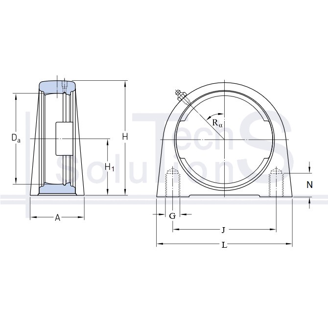 Obudowa łożyska SYF 504 SKF