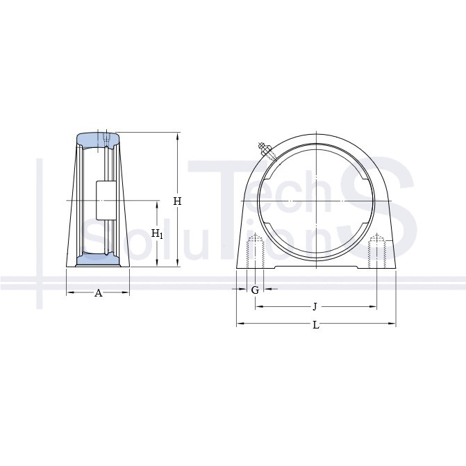 Obudowa łożyska SYF 505 SKF