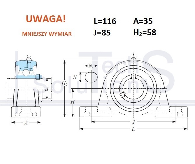 Bearing UCP 204 SLIM CT