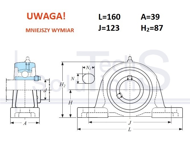 Bearing UCP 207 SLIM CT
