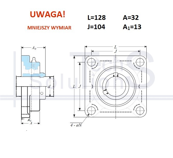 Bearing UCF 208 SLIM CT