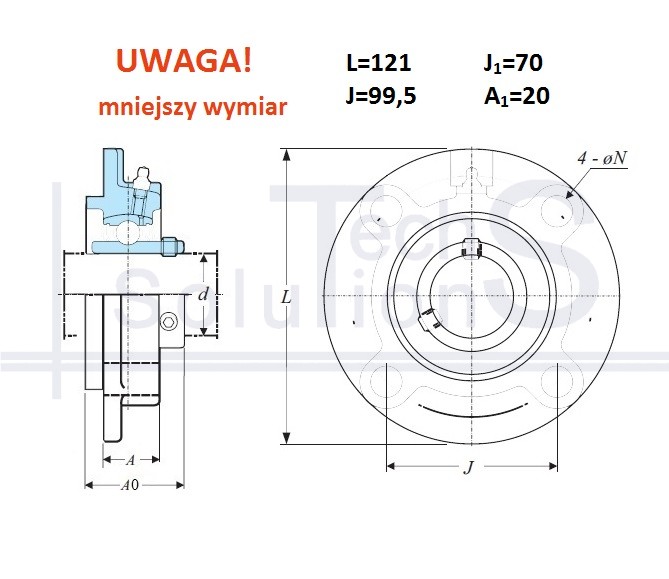 Bearing UCFC 206 SLIM CT
