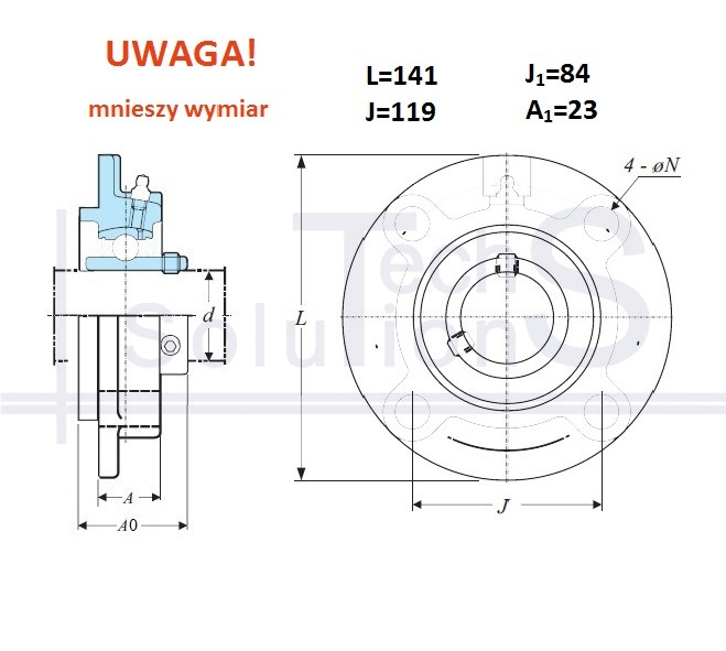 Bearing UCFC 208 SLIM CT