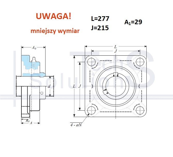 Bearing UCF 318 SLIM CT