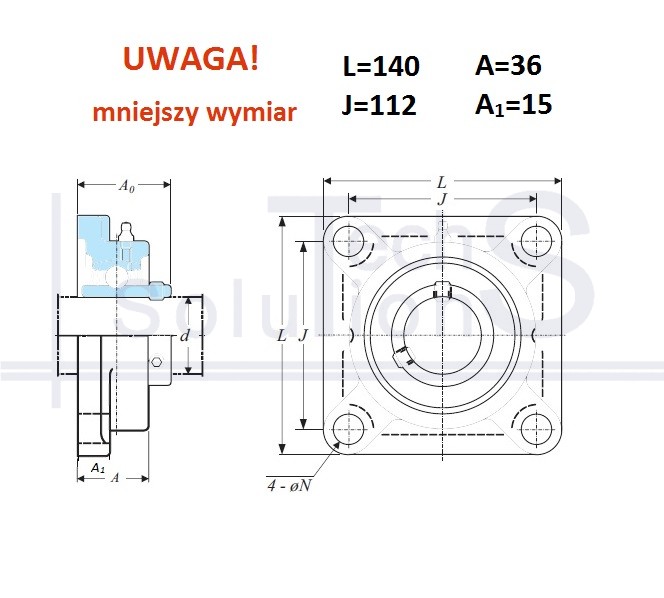 Bearing UCF 210 SLIM CT