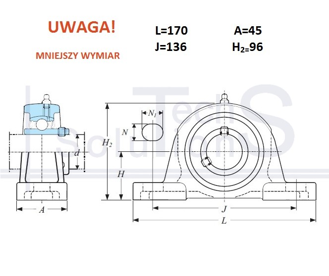 Bearing UCP 208 SLIM CT